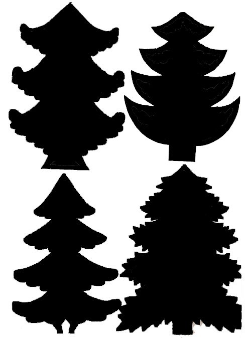 Силуэт дерева