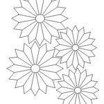 Трафареты для объемных цветов