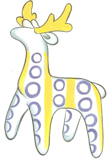 Филимоновская игрушка Олешек