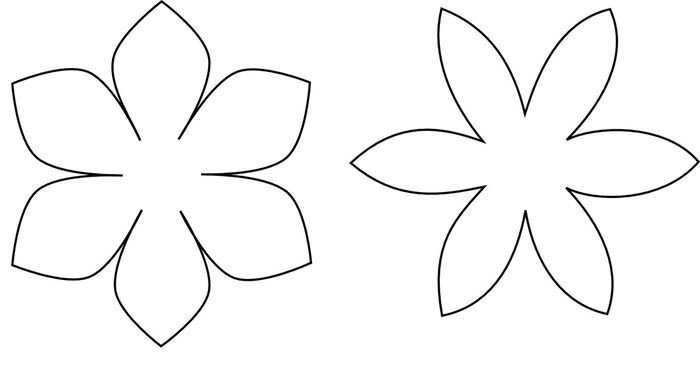 Цветы шаблоны для вырезания