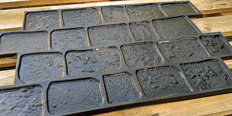 Штамп для бетона под брусчатку