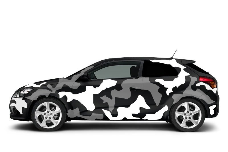 Трафарет для камуфляжа на авто