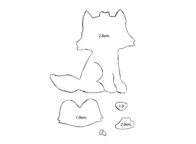 Игрушки из фетра выкройки