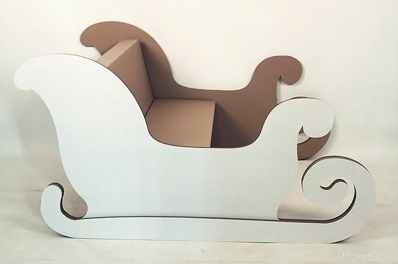 Санта из картона