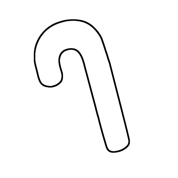 Трафареты для пряников трость