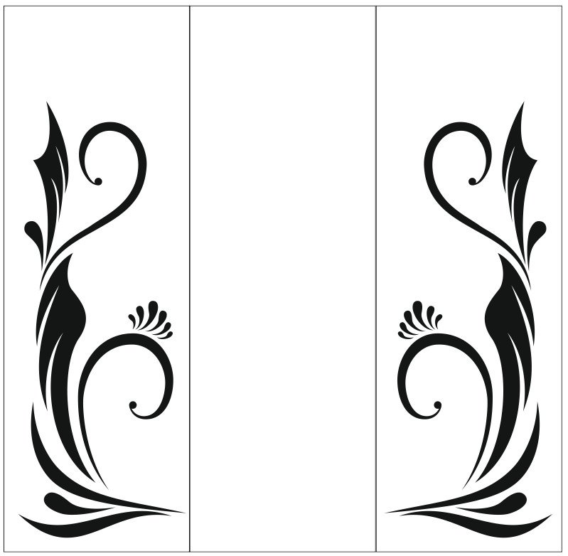 Трафарет на дверь