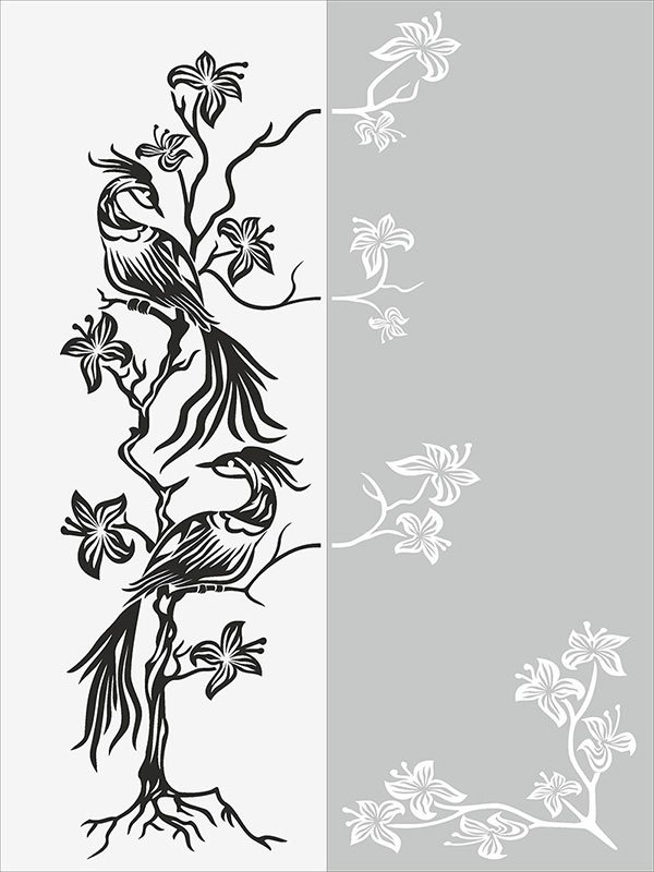 Трафареты для декора дверей