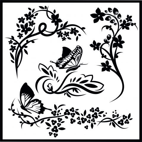 Растительный узор