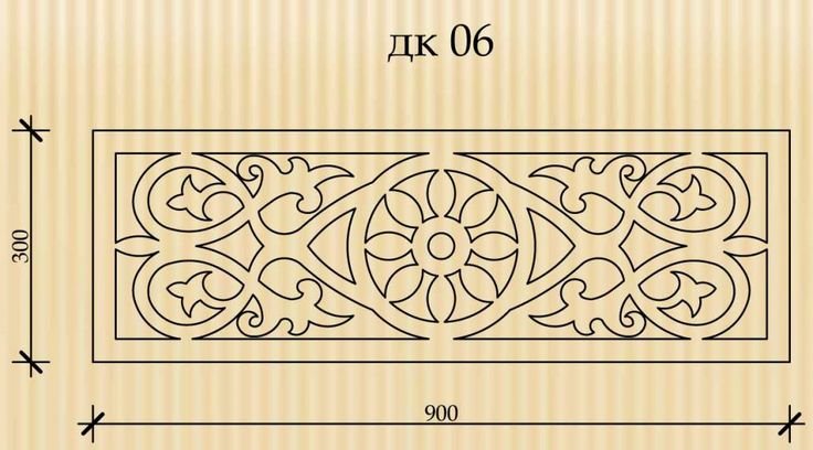 Трафареты для пропильной резьбы по дереву