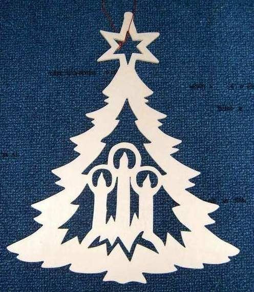 Вытынанка елочка