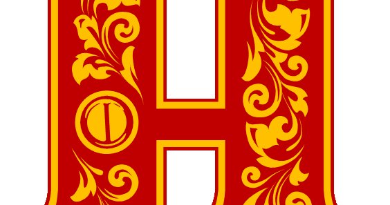 Старославянские буквы на прозрачном фоне