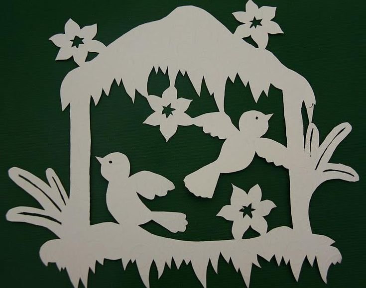 Вытанки на окна птички