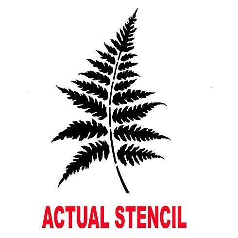 Папоротник трафарет