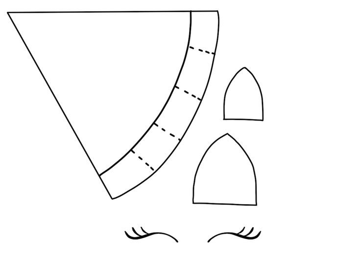 Рог единорога из бумаги