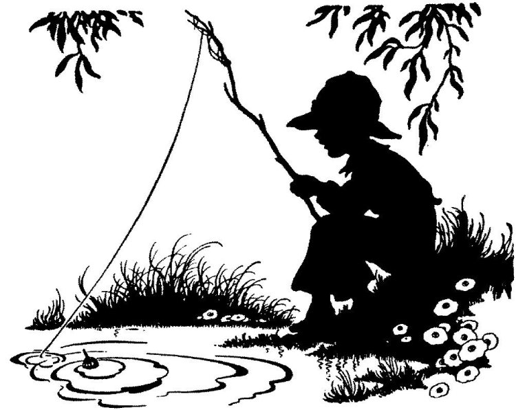 Трафареты на тему рыбалки