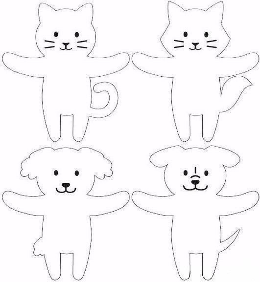 Шаблоны животных для вырезания