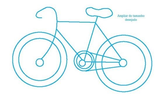 Трафареты для 3д ручки велосипед