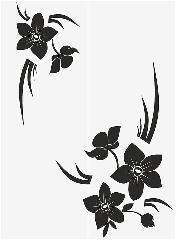 Угловые трафареты для декора