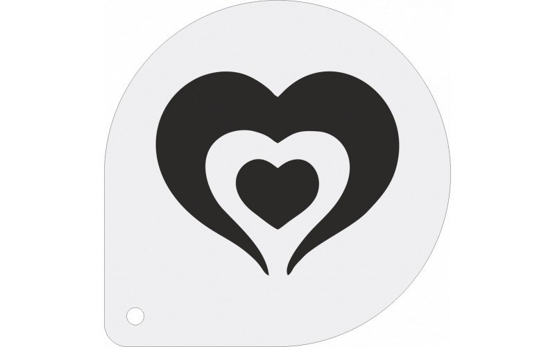 Трафареты для кофе i Love you