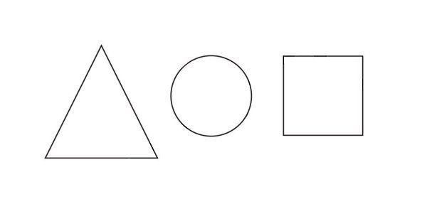 Геометрические фигуры контур