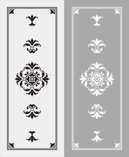 Орнамент на дверь