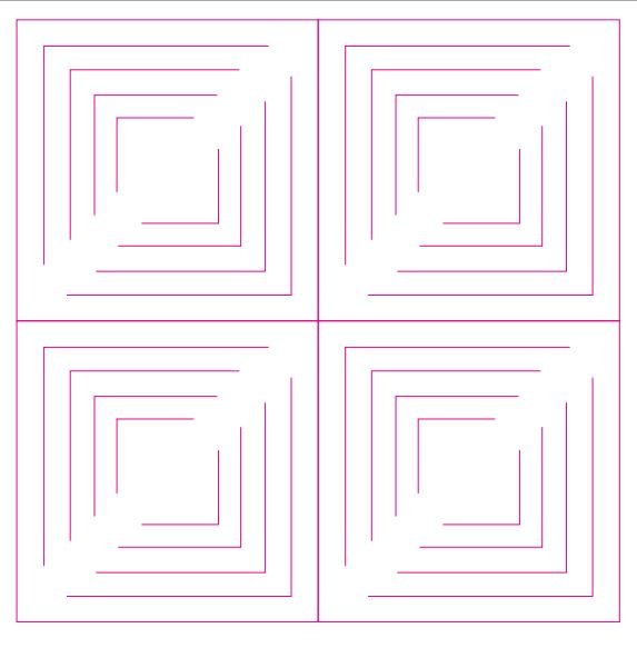 Прафареты для объёмных снежинок