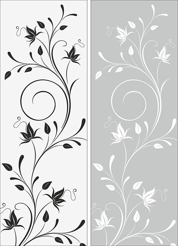 Трафаретные узоры на стены
