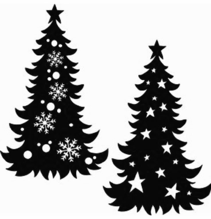 Новогодние силуэты