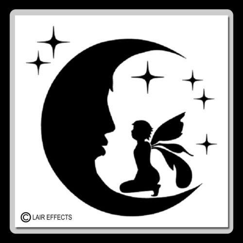 Луна трафарет