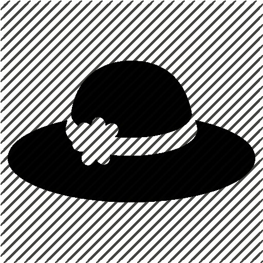 Шляпа трафарет