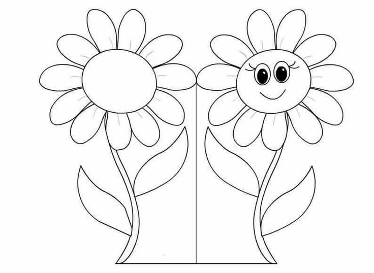 Заготовка цветок для аппликации