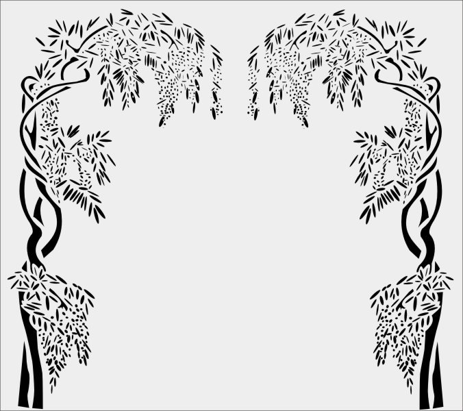 Вытынанки береза