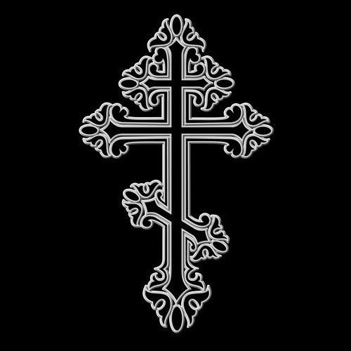 Крест для гравировки на памятниках