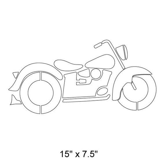 Мотоциклы для рисования детям