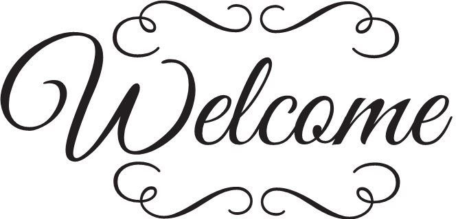 Трафарет добро пожаловать