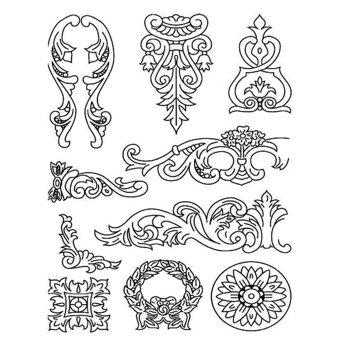 Резьба по дереву орнаменты и узоры для начинающих