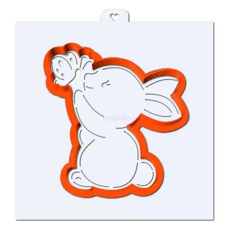 Вырубка зайчик для пряника