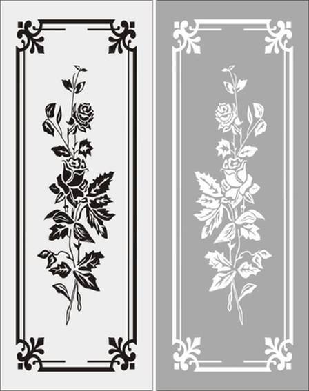 Трафареты для декора дверей