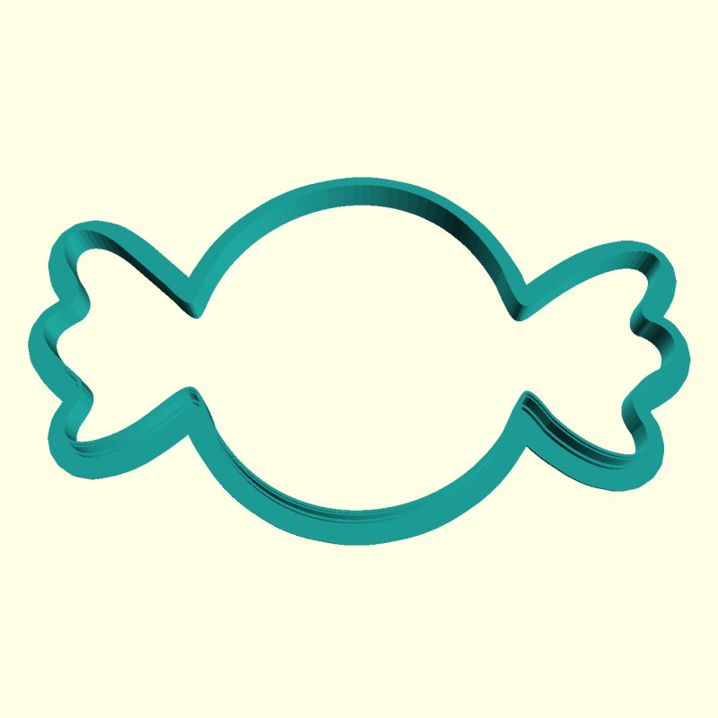 Пряник в форме конфеты