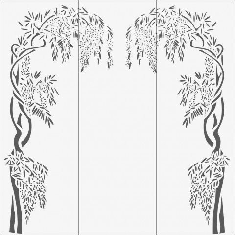 Вытынанки деревья