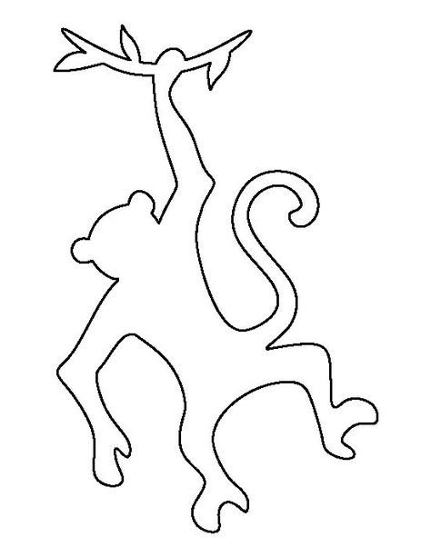 Контуры животных для вырезания