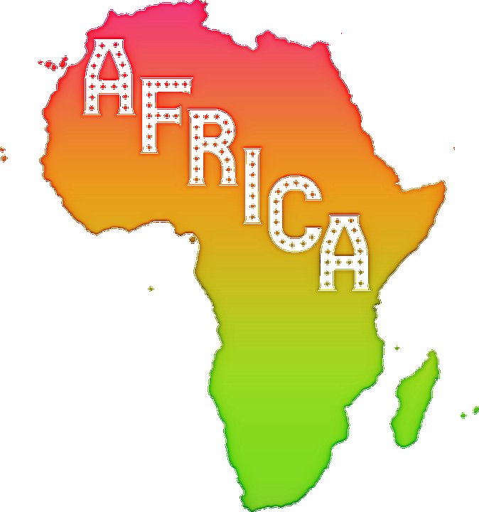 Африка очертания материка