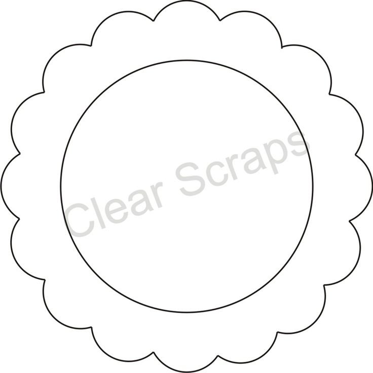 Шаблон тарелочки для рисования