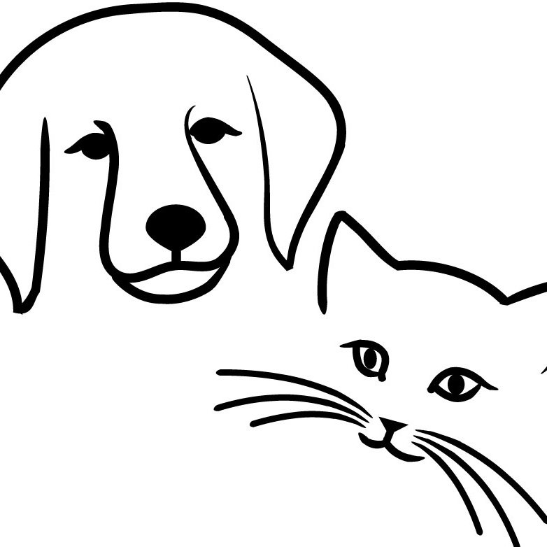 Собака векторный рисунок