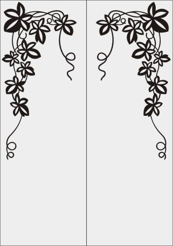 Узоры на двери