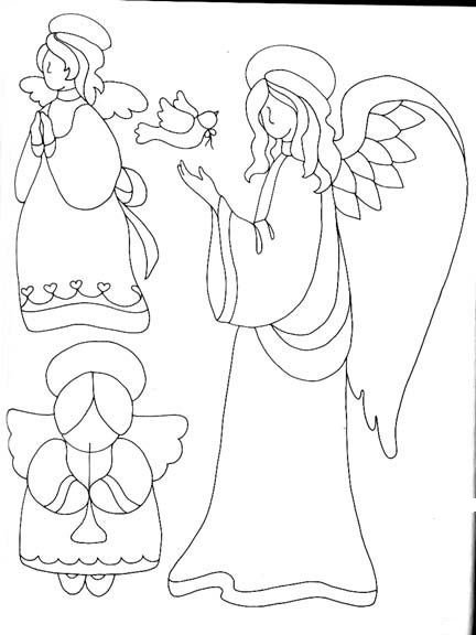 Ангелы на Рождественский вертеп