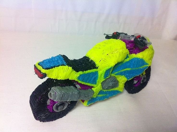 Мотоцикл из 3d ручки