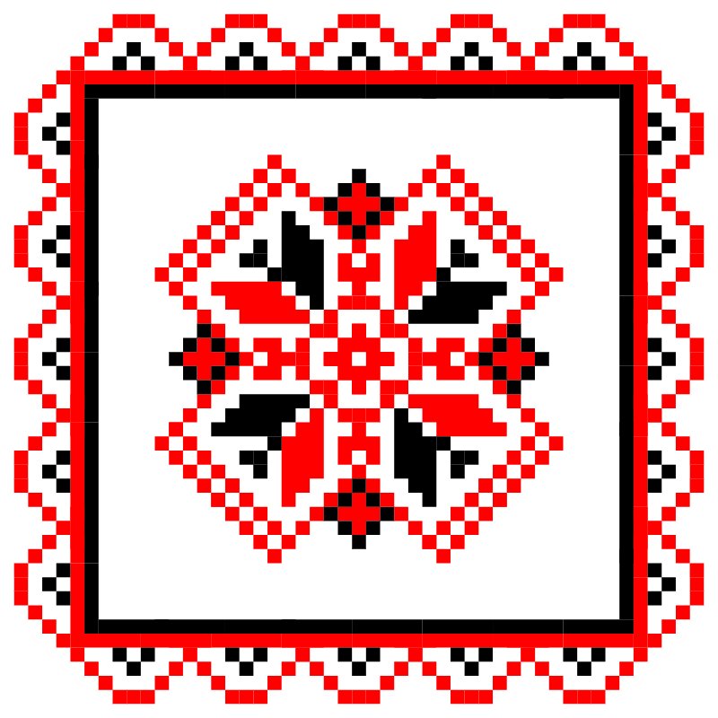 Национальный белорусский орнамент удмурты