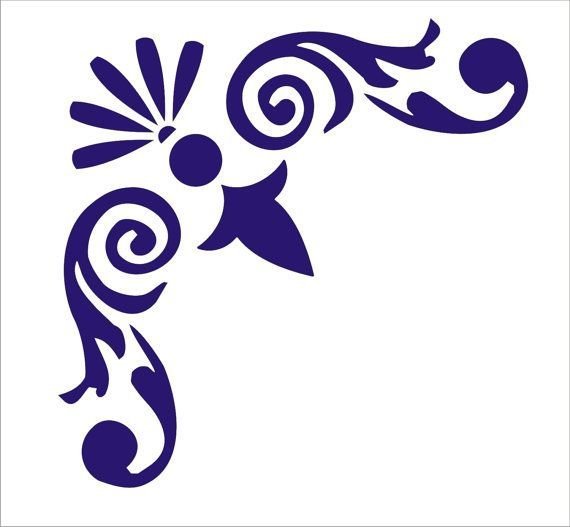 Трафарет угловой