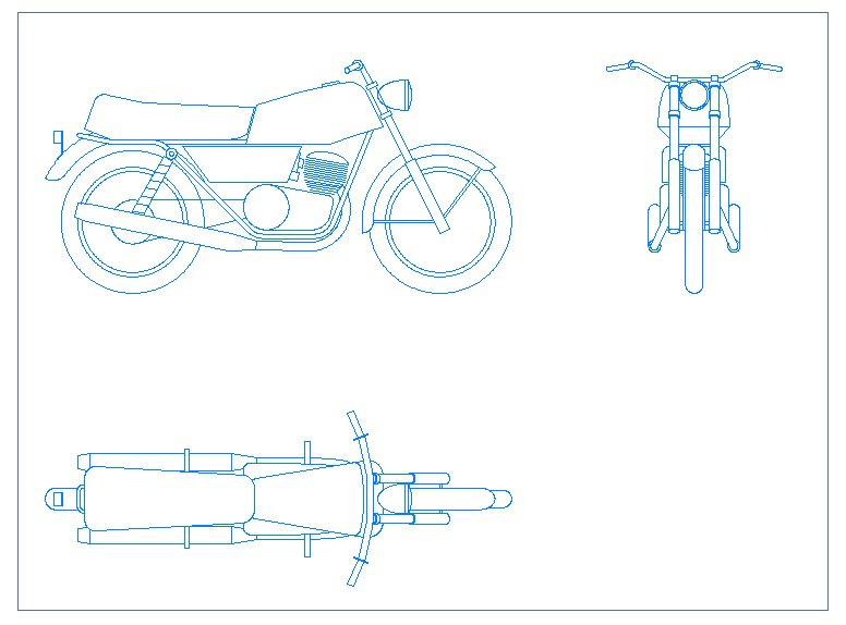 Мопед Альфа чертеж